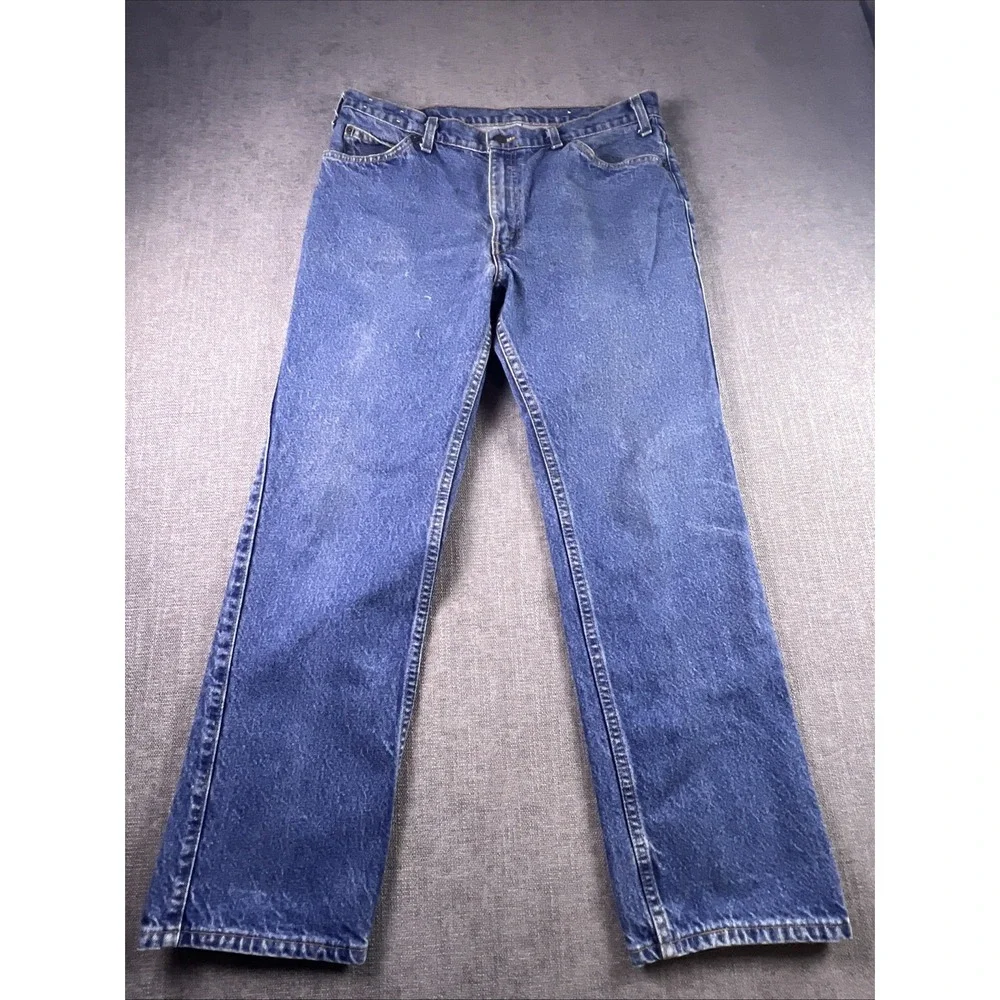 Vintage‎ Levis Two Horse Brand Jeans Mens Size 34x30 Leather Tab Made in USA 80s
